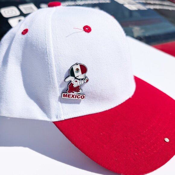 Pin Mexico Pin For Caps Clothing Enamel Badge Mexican Boy Pin Mexican Flag Pin - Picture 4 of 5